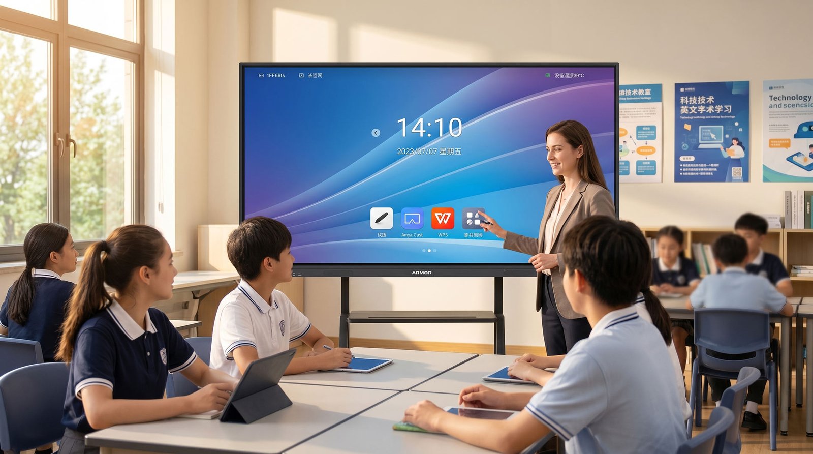 How Interactive Flat Panels Are Transforming Modern Classrooms - Armor ...